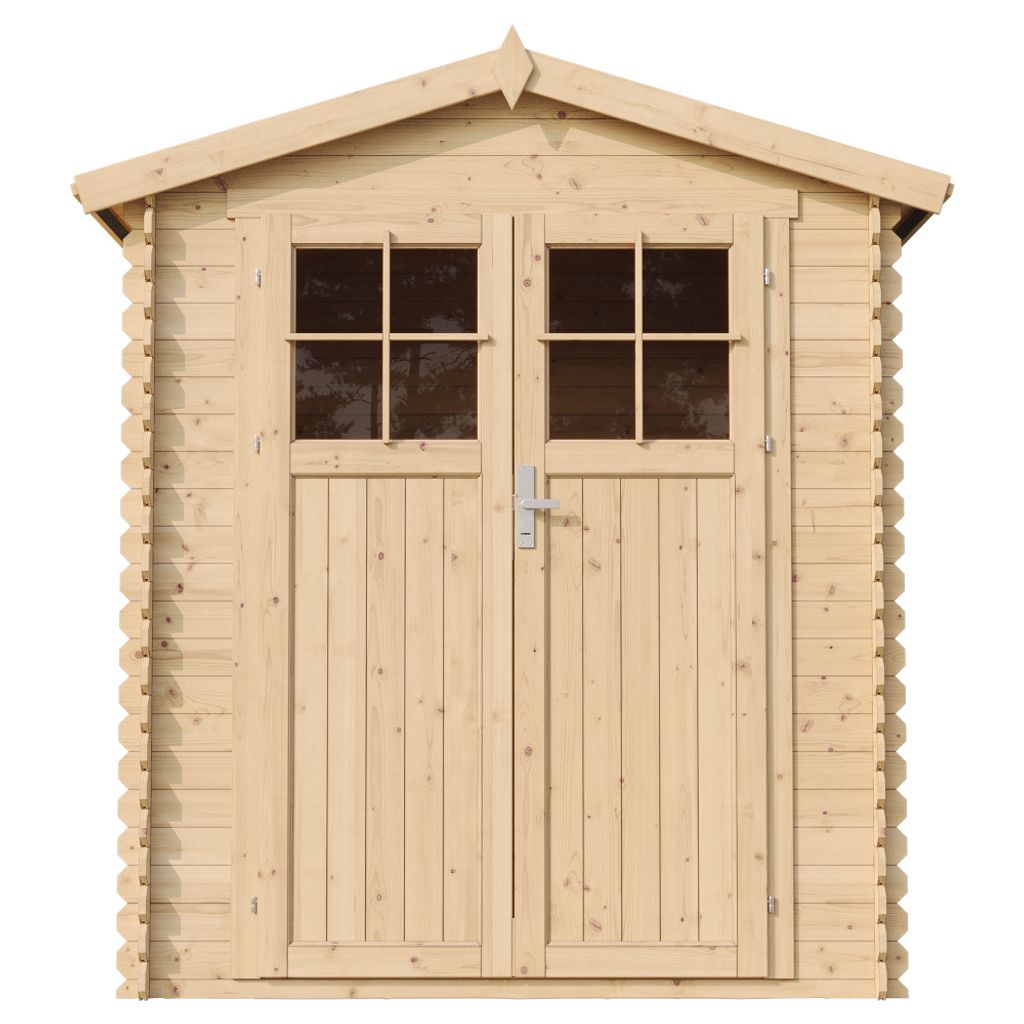 Holzhaus Gartenhaus- B196xL186xH218 cm/ 2,82 m2 - TIMBELA Produktbild 