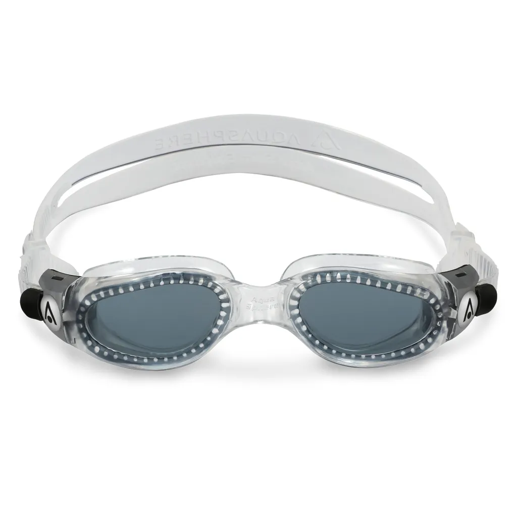 Lunettes de Natation Adultes Aqua Sphere Kaiman Compact Transparent Gris