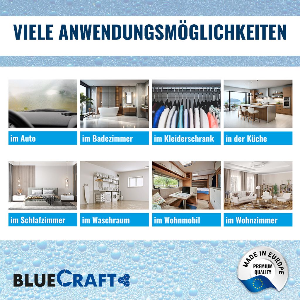 Luftentfeuchter Granulat Tabs 15x 450g für Raumentfeuchter Produktbild 5