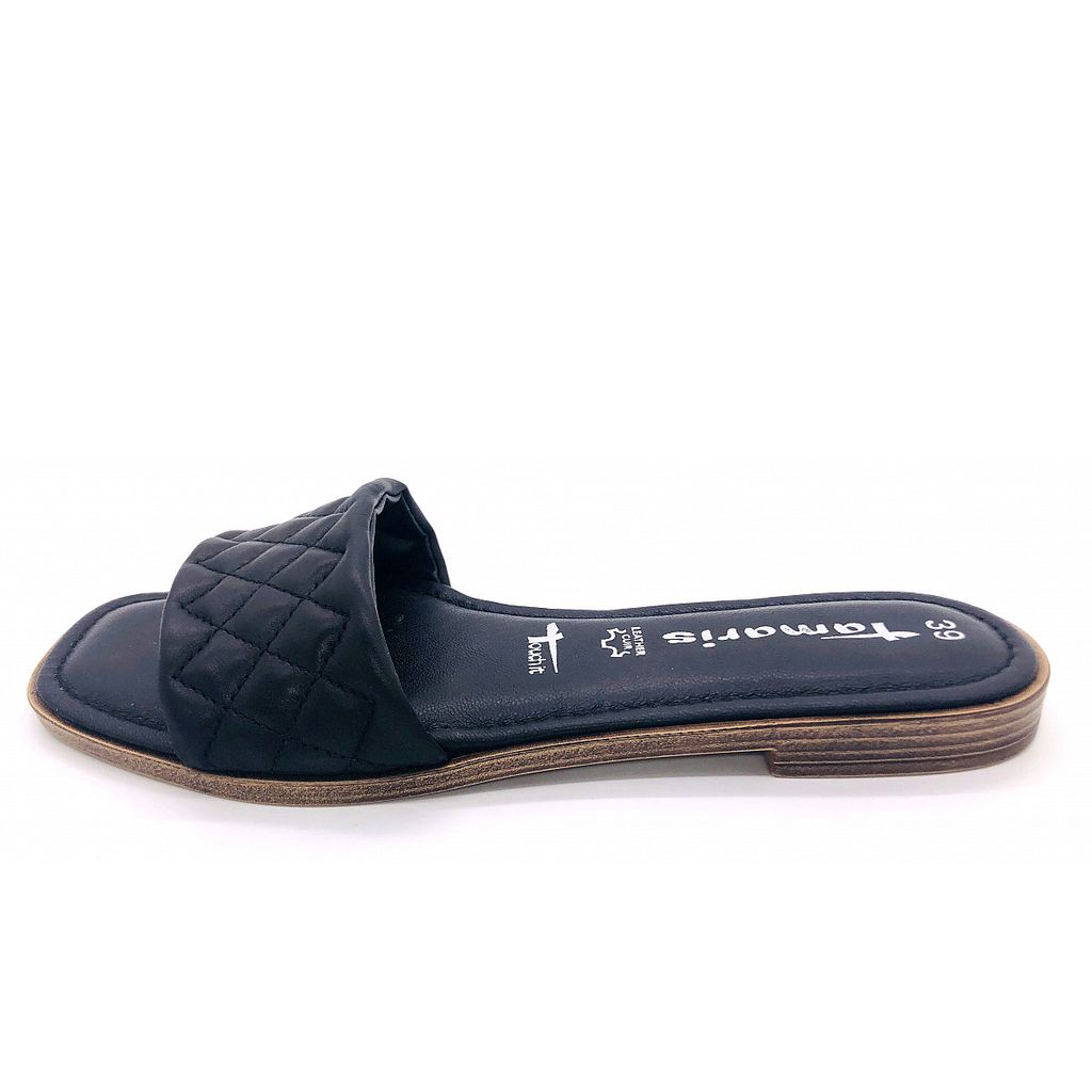 Tamaris pantolette Damen Zehentrenner in Schwarz, Größe 36