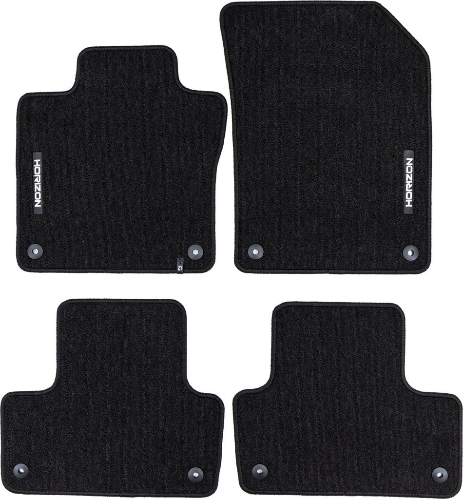 FROGUM Velours Fußmatten Horizon Autoteppiche für Volvo XC60 II ab 2017