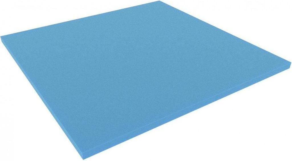 ARBA030BLUE - ARBA030blue 1000 mm x 1000 mm x 30 mm Schaumstoffboden Schaumstoffzuschnitt