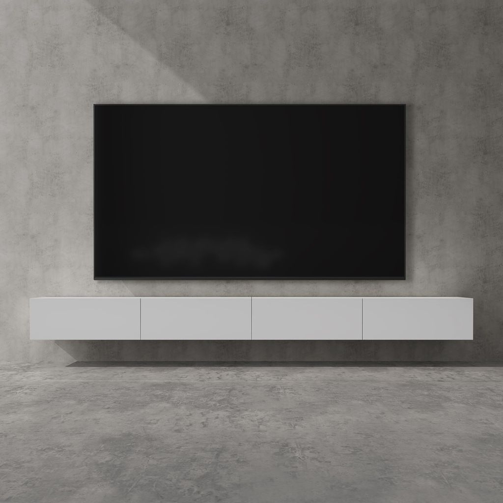 doporro TV Lowboard hängend Fernsehschrank Wohnzimmer | Produktbild 