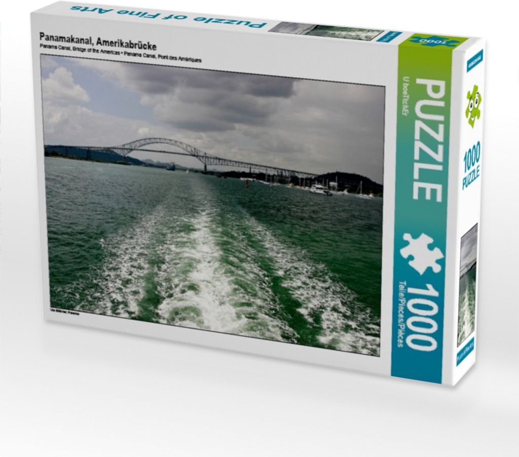 Calvendo Panamakanal, Amerikabrücke 1000 Teile Puzzle quer 640x480mm, boeTtchEr U; 7362531