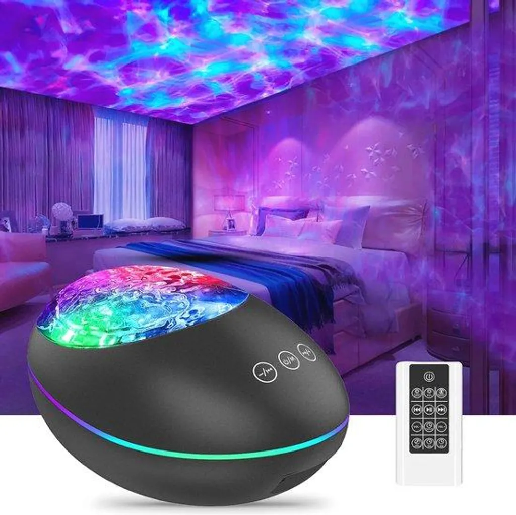 Projecteur d'étoiles musical pour sommeil enfant et détente adulte LED