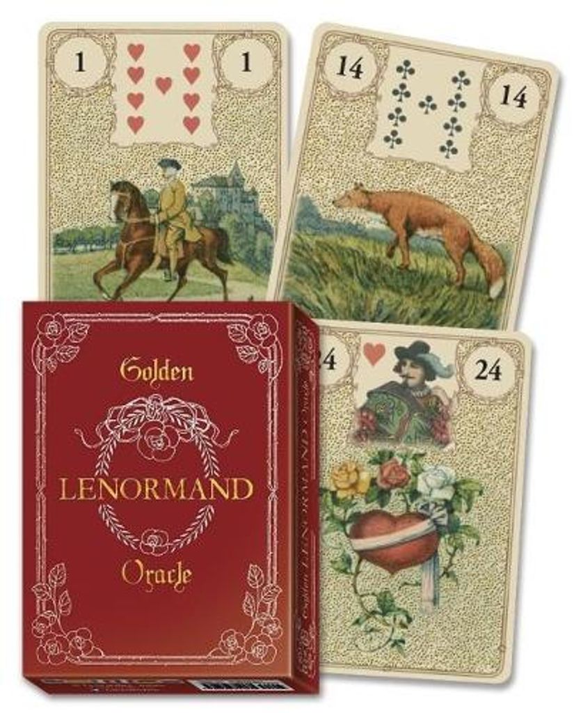 Le Scarabée : Oracle Lenormand doré Image du produit 