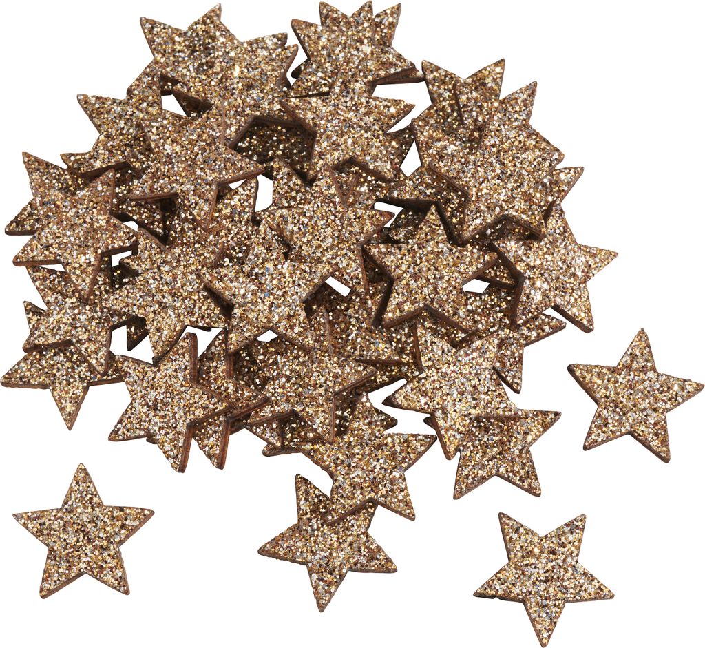 VBS Streuteile Shiny Stars, Ø 1,5 cm, 48 Stück, ideal für Produktbild 