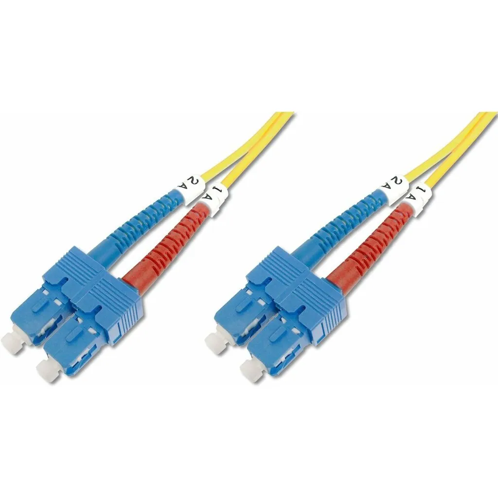 Cavo Fibra Ottica Digitus SC-SC 1m OS2 Duplex - Alta Qualità