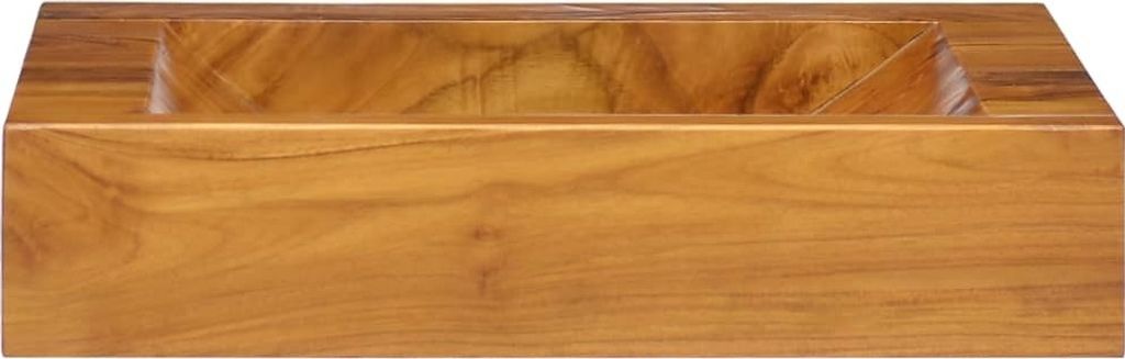 vidaXL Lavabo en bois massif teck 50x35x10 cm Image du produit 