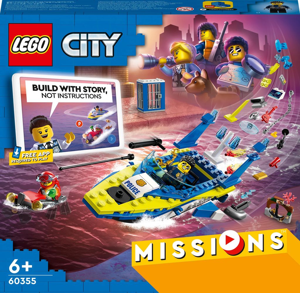 LEGO City 60355 - Zestaw Przygodowy Wodnej Policji: Świetna Zdjęcie produktu 