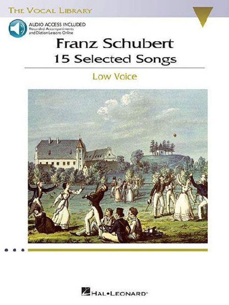 Franz Schubert - 15 Selected Songs (Low Voice) Book/Online Produktbild 