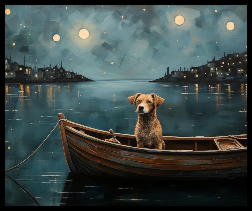 Plakat 60x50cm Abenteuer um Mitternacht