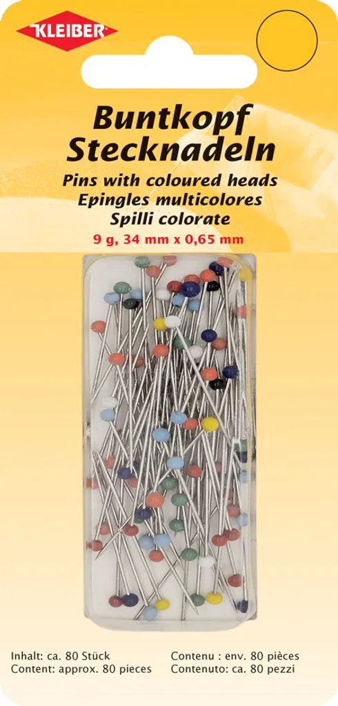 Épingles de marquage Kleiber 70031 pour fixer vos tissus et patrons DIY