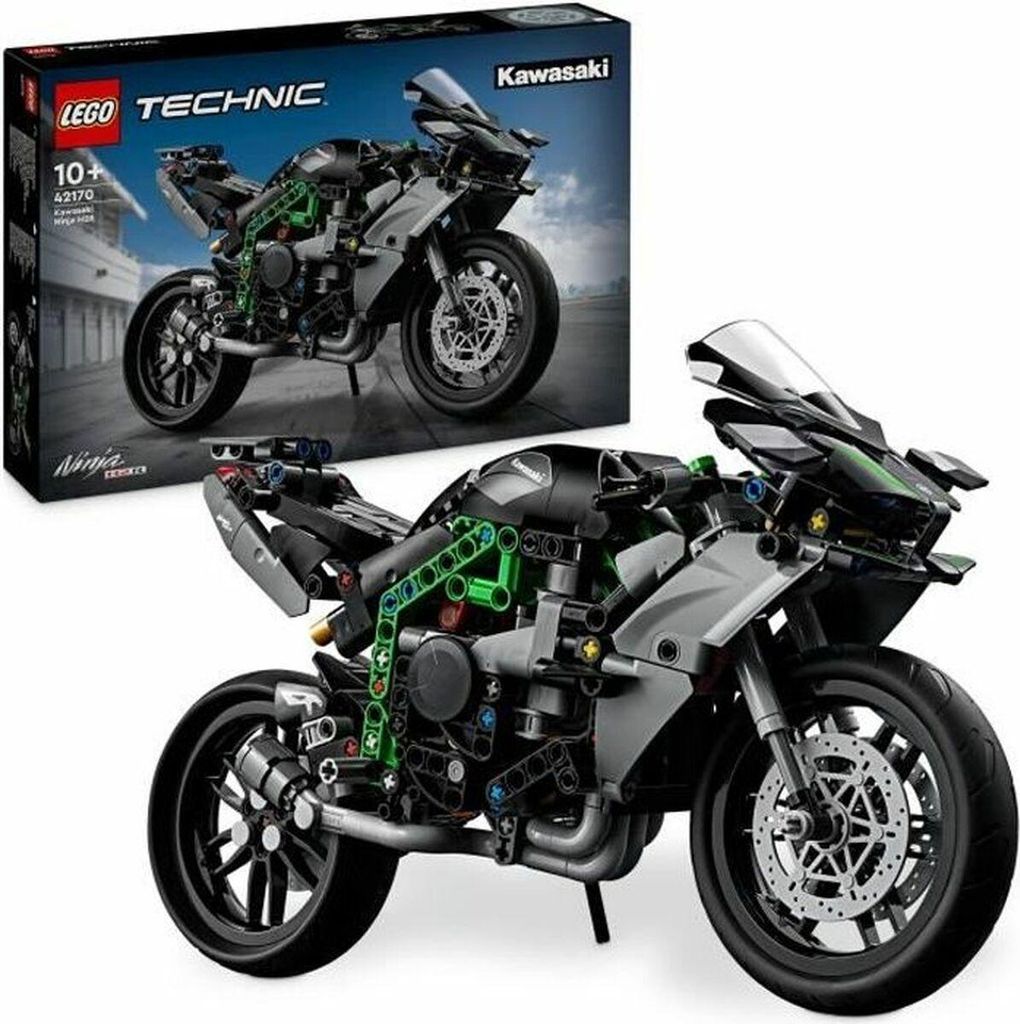 Konstruktionsspiel Lego Technic 42170 Kawasaki Ninja H2R Schwarz 643 Stücke
