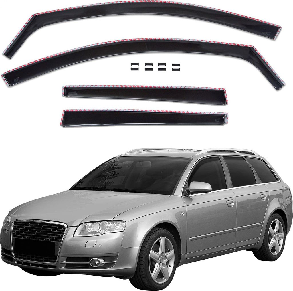 SCOUTT | Ofuky oken pro Audi A4 2000-2009 4ks Obrázek produktu 