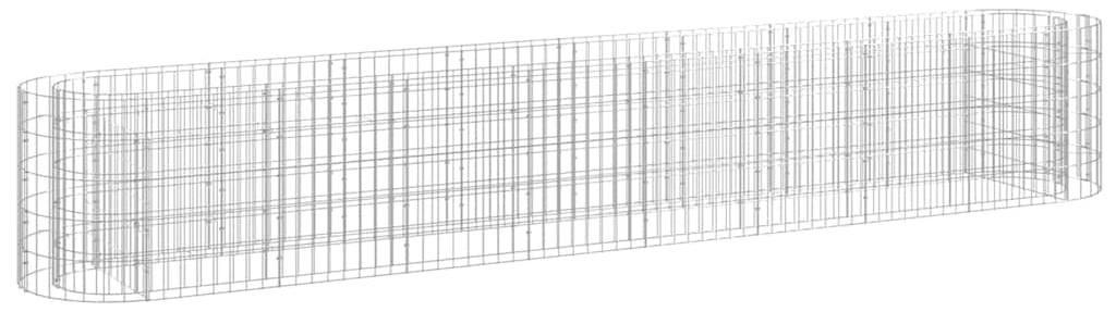 vidaXL Gabionen verhoogde border, verzinkt staal, 330x50x50 Productafbeelding 
