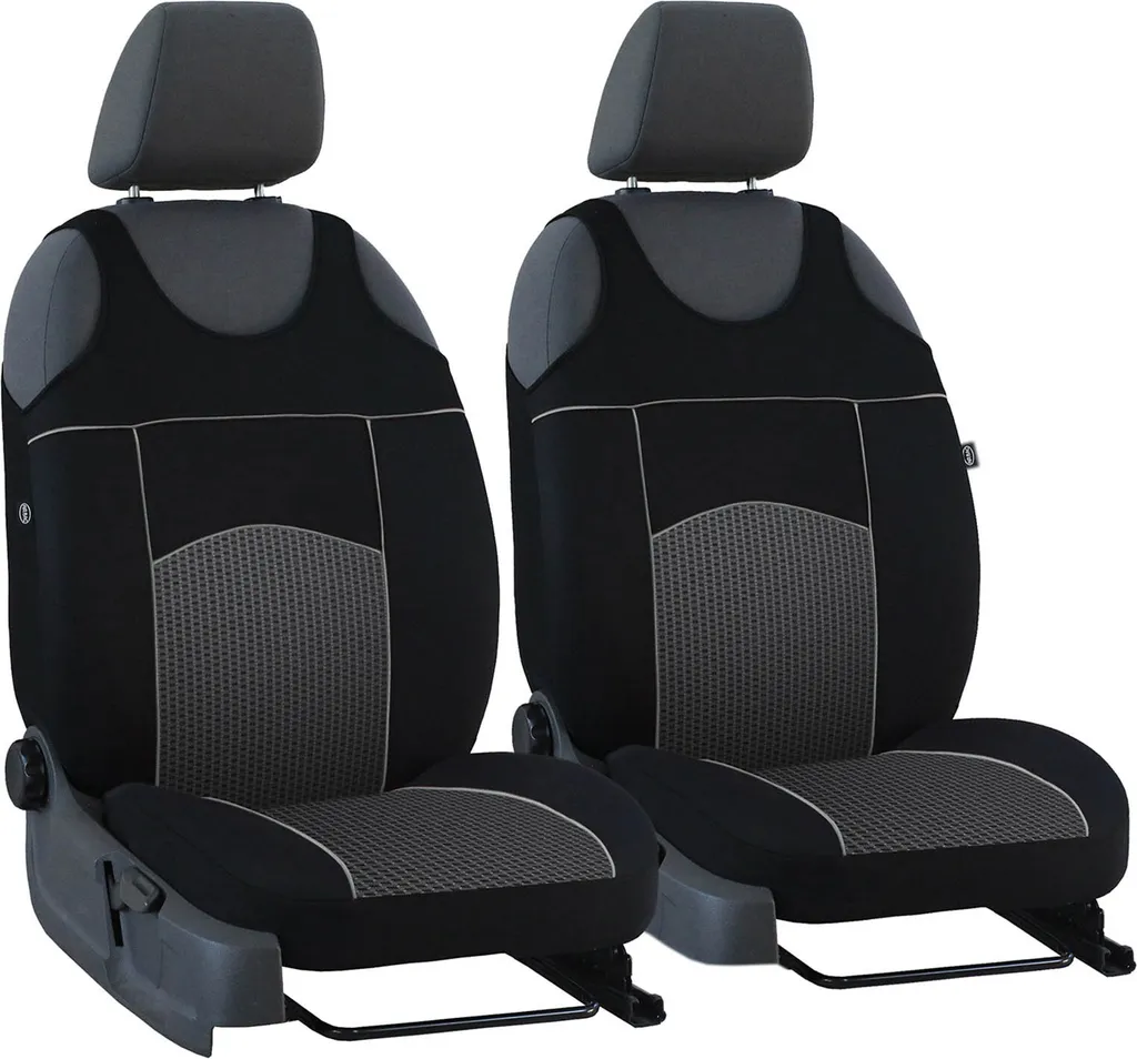 Coprisedili Auto Anteriori Grigio per Kia Cee'd II | Protezione Premium
