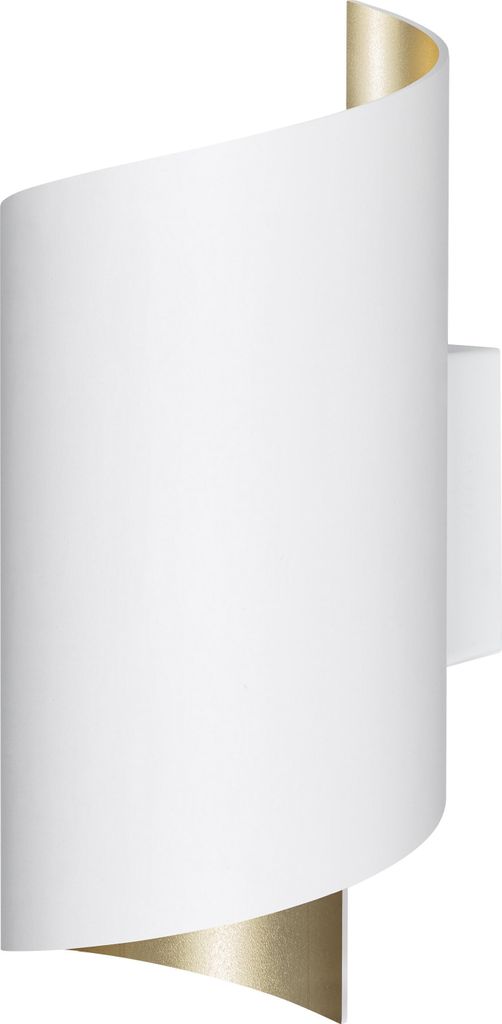 OSRAM SMART+ Matter Wall Twist LED Wandleuchte Weiß 230x127mm, 12W, 900lm, TW 3000-6500K, WiFi, Alexa, Alu