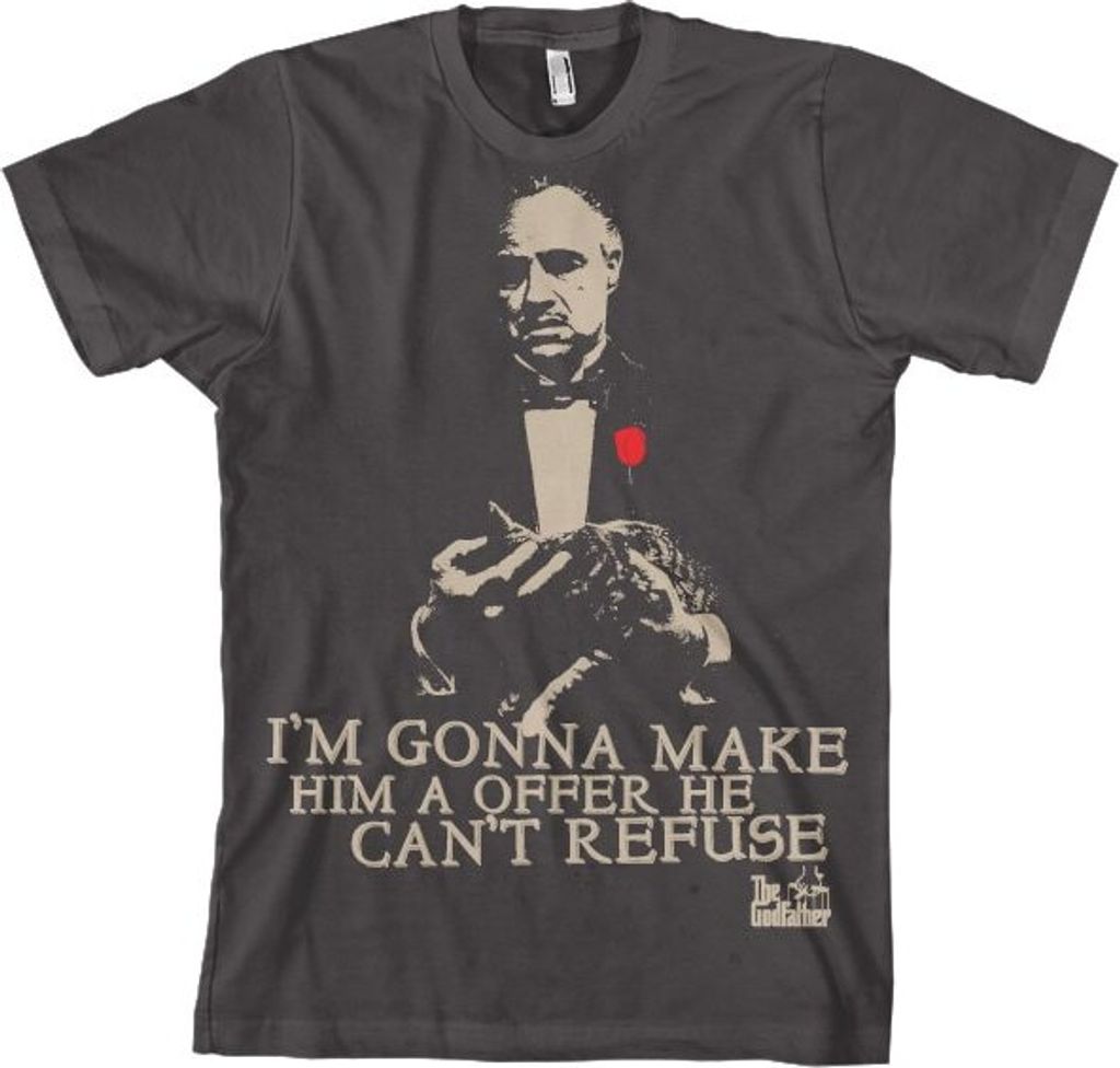 The Godfather - Vitos Offer T-Shirt - XX-Large - Dark-Grey