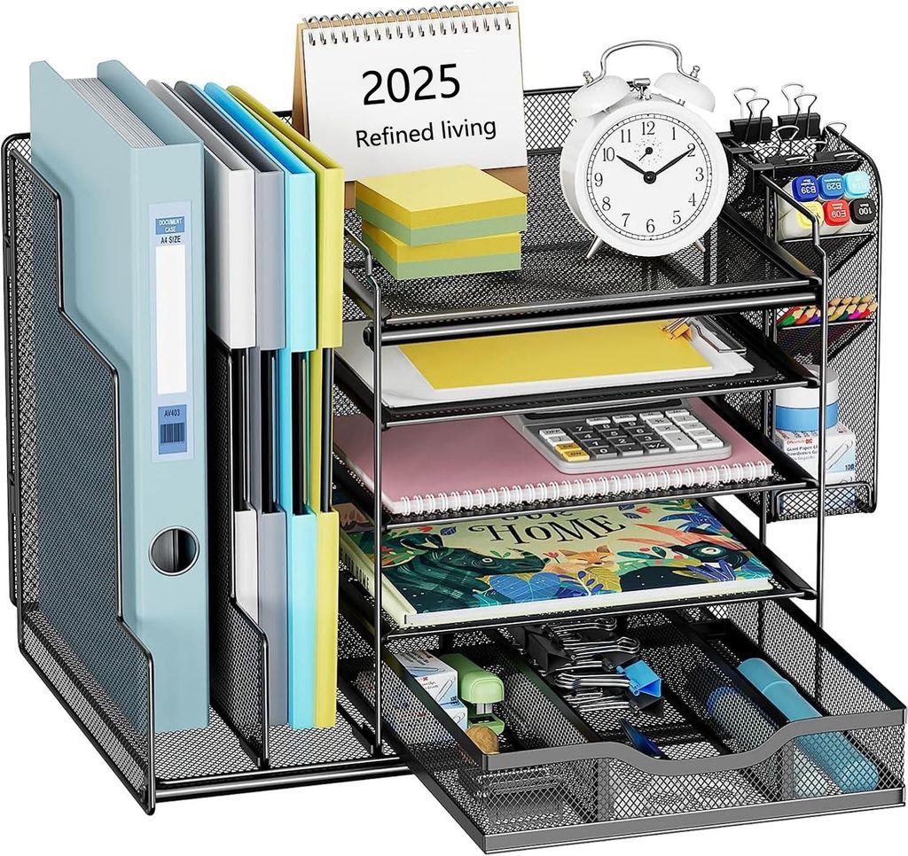 Organizer Schreibtisch Organizer mit Aktenhalter, Büro Produktbild 
