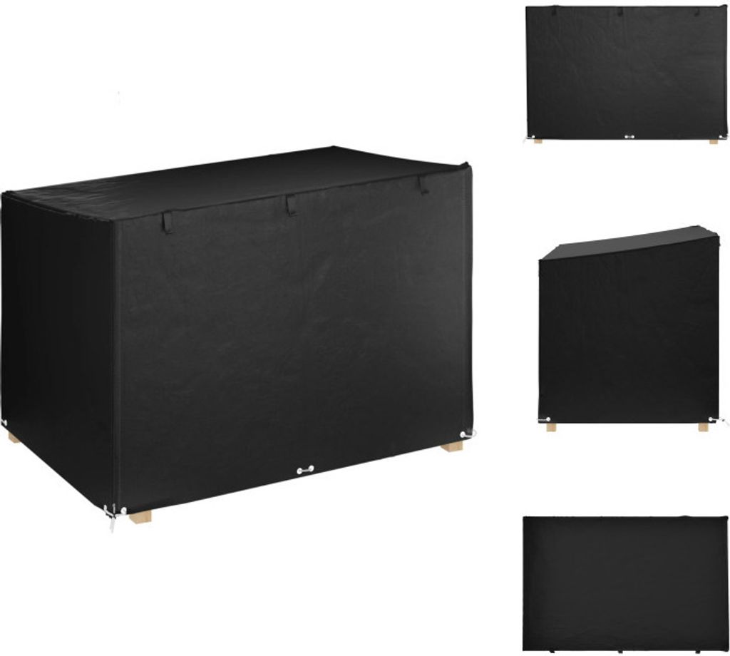 vidaXL Abdeckung für Schaukelbank 12Ösen 215x150x130/150cm Polyethylen - Gartenmöbel-Schutzhüllen
