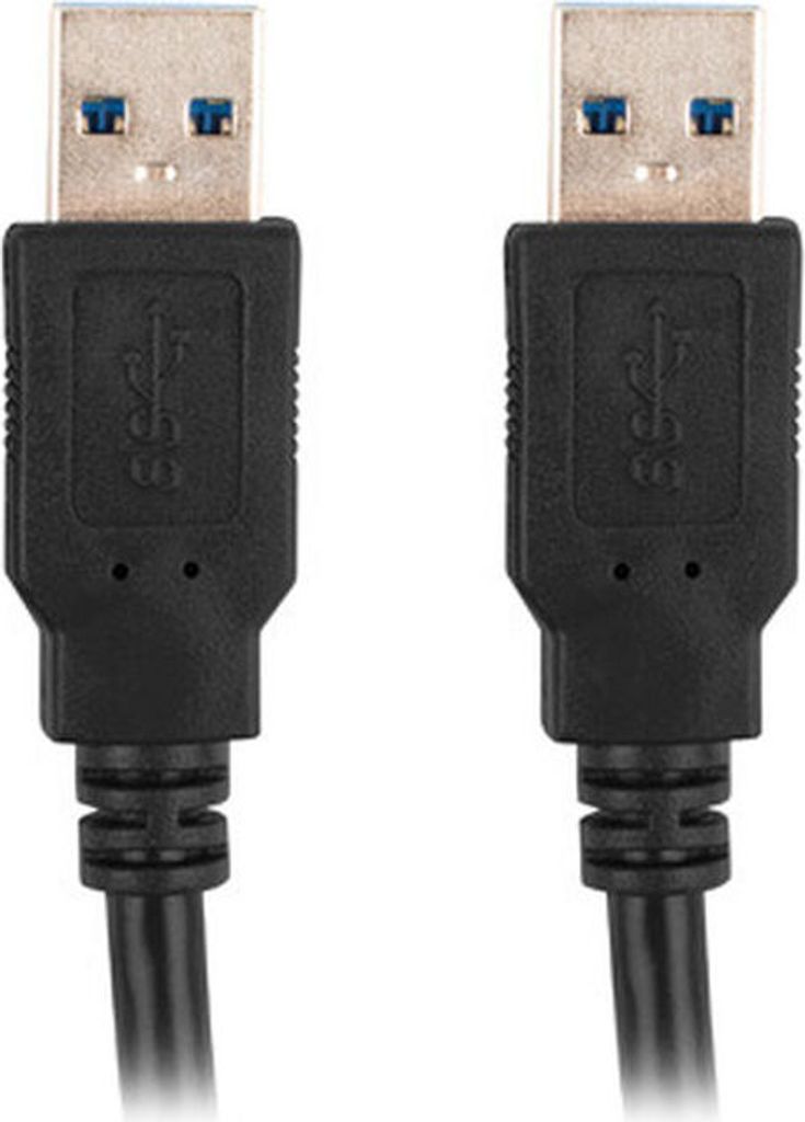 Lanberg Usb-a 3.0 Kabel 1 M Durchsichtig Durchsichtig One Size