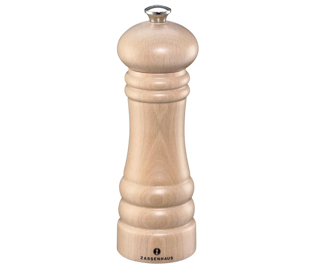 Zassenhaus Berlin Macinapepe Professionale 18cm in Legno di Faggio
