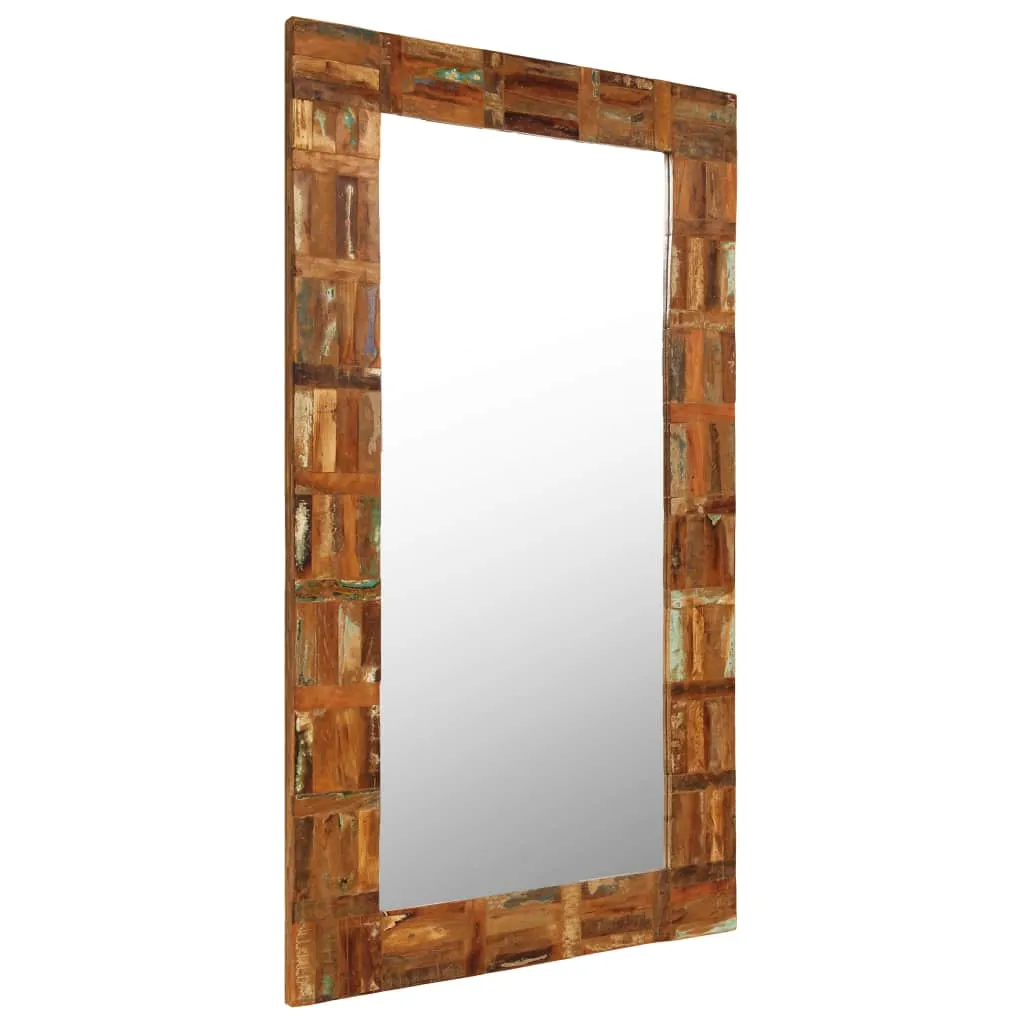 Miroir mural bois massif 60x120 cm pour une décoration authentique et durable