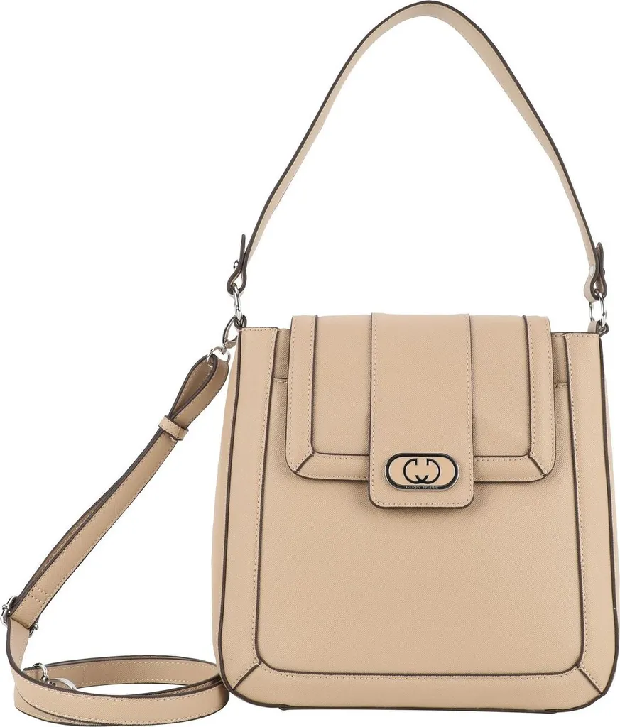 Sac à épaule Look At Me Now beige GERRY WEBER en cuir synthétique souple