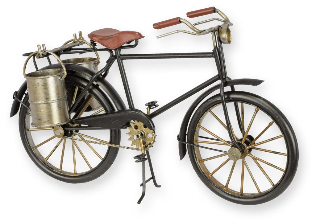 Blechmodell eines Fahrrads Replikat Retro Design Dekoration