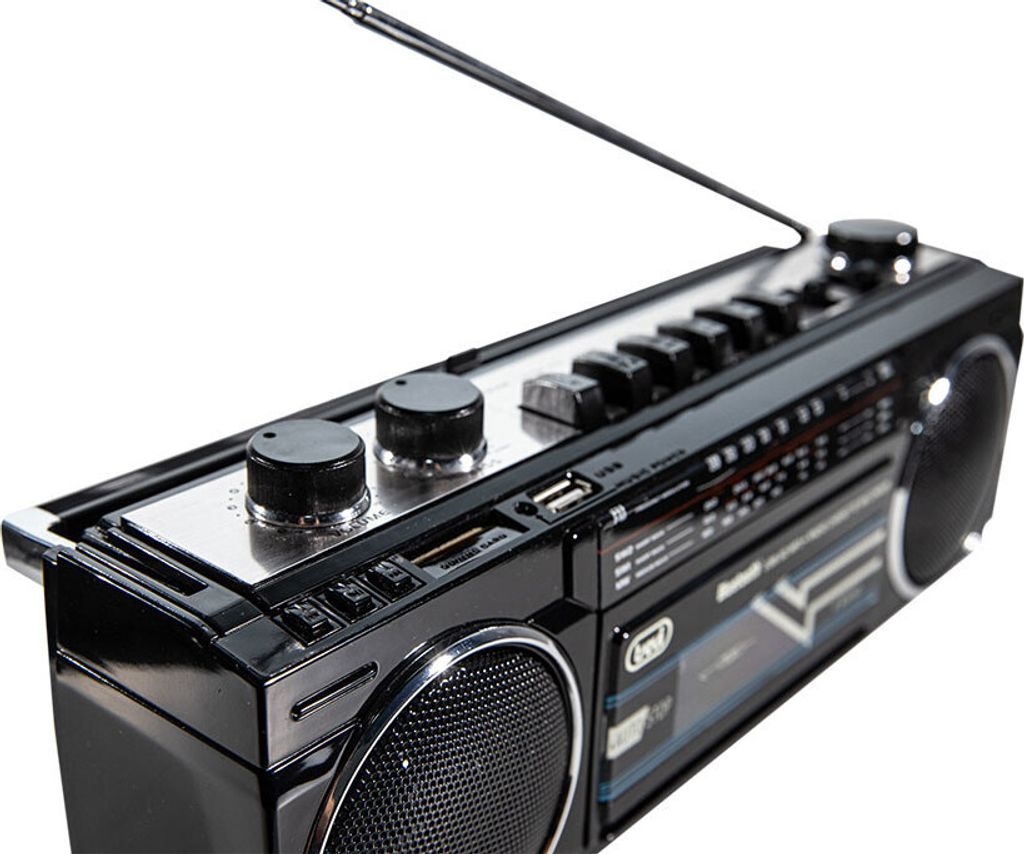 Rr 501 Bt Přenosný Radiomagnetofon +Usb+Bt Černý Obrázek produktu 4