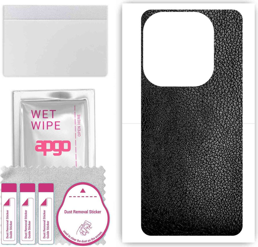 apgo Rückseite Schutzfolie, Skin, kompatibel mit Infinix Smart 8 Plus, Hinten Displayschutzfolie aus Vinylfolie, kratzfest, einfache Montage - Sch...