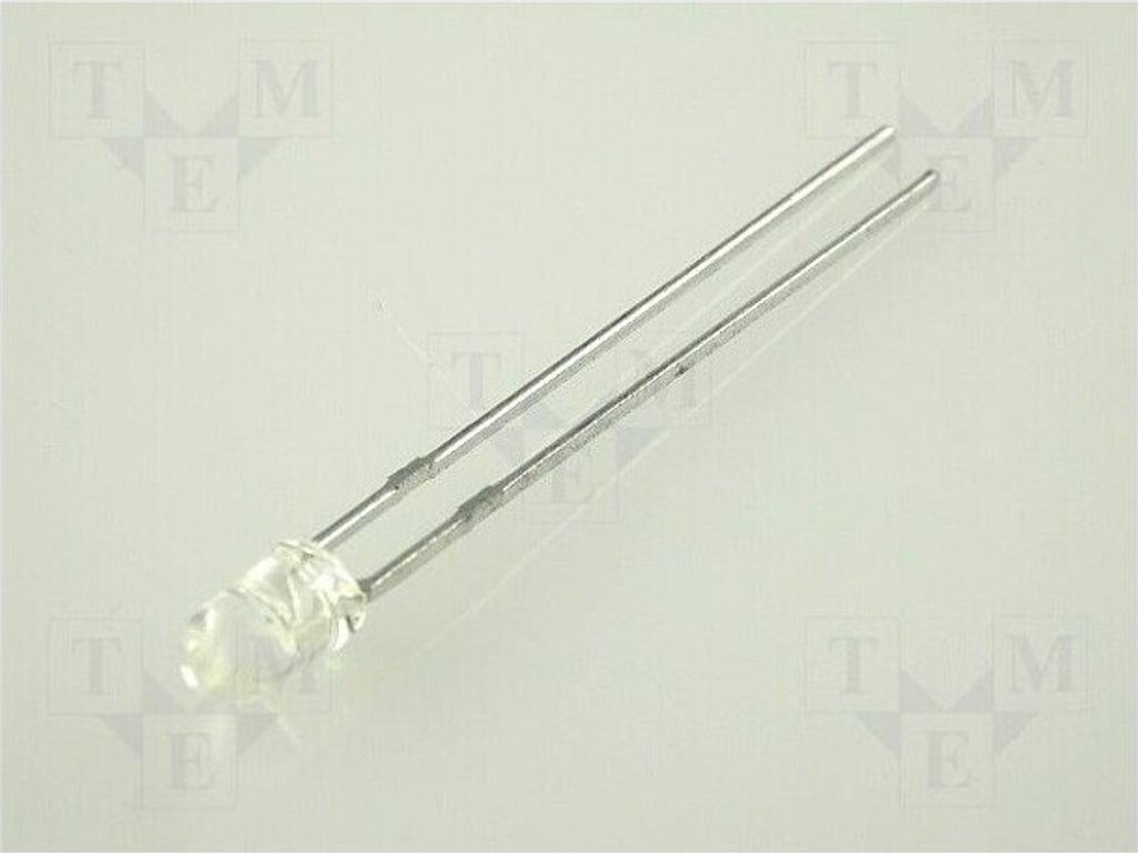 5x LED 3mm 50° L-934SYC LED Dioden THT 3mm gelb 200÷1300mcd