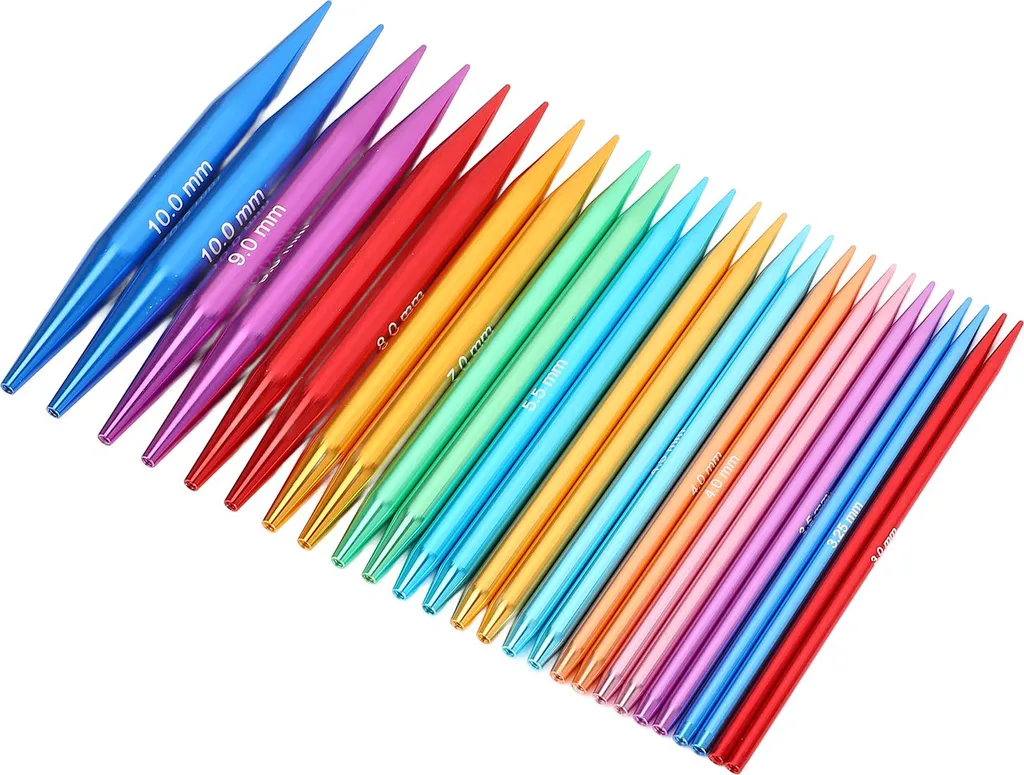 Set complet aiguilles circulaires pour tricoter bonnet, écharpe et pull