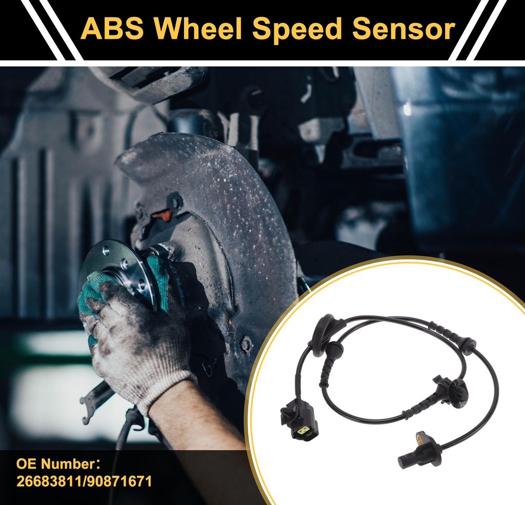 ABS Radsensor ABS Sensor Antiblockiersystem Sensor Nr.26683811/90871671 für Chevrolet Sail 3 2012-2014 1 Stück Vorne Links Vorne Rechts