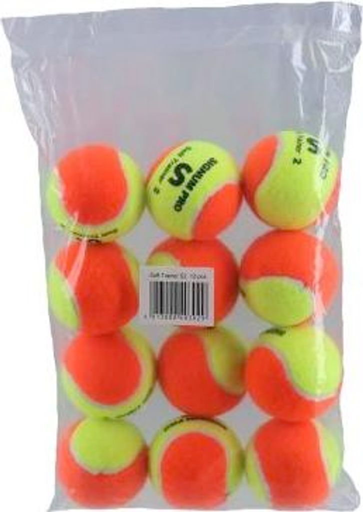 Signum Pro Soft Trainer Stage 2 Methodikbälle gelb/orange – 12er Beutel