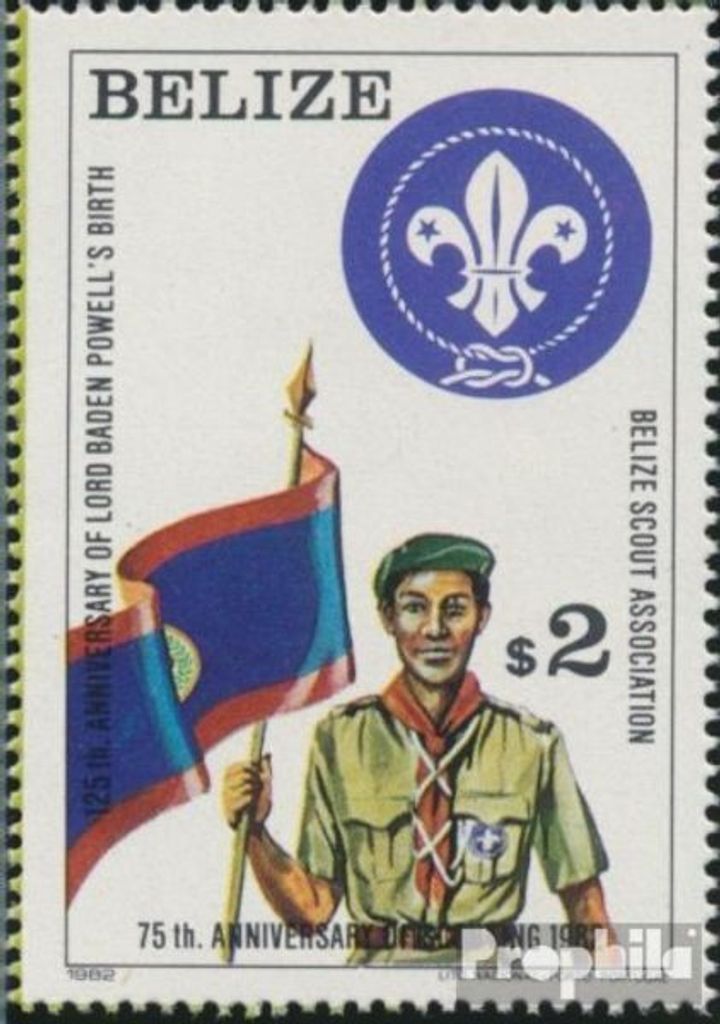 Briefmarken Belize 1982 Mi 652 (kompl.Ausg.) postfrisch Pfadfinder