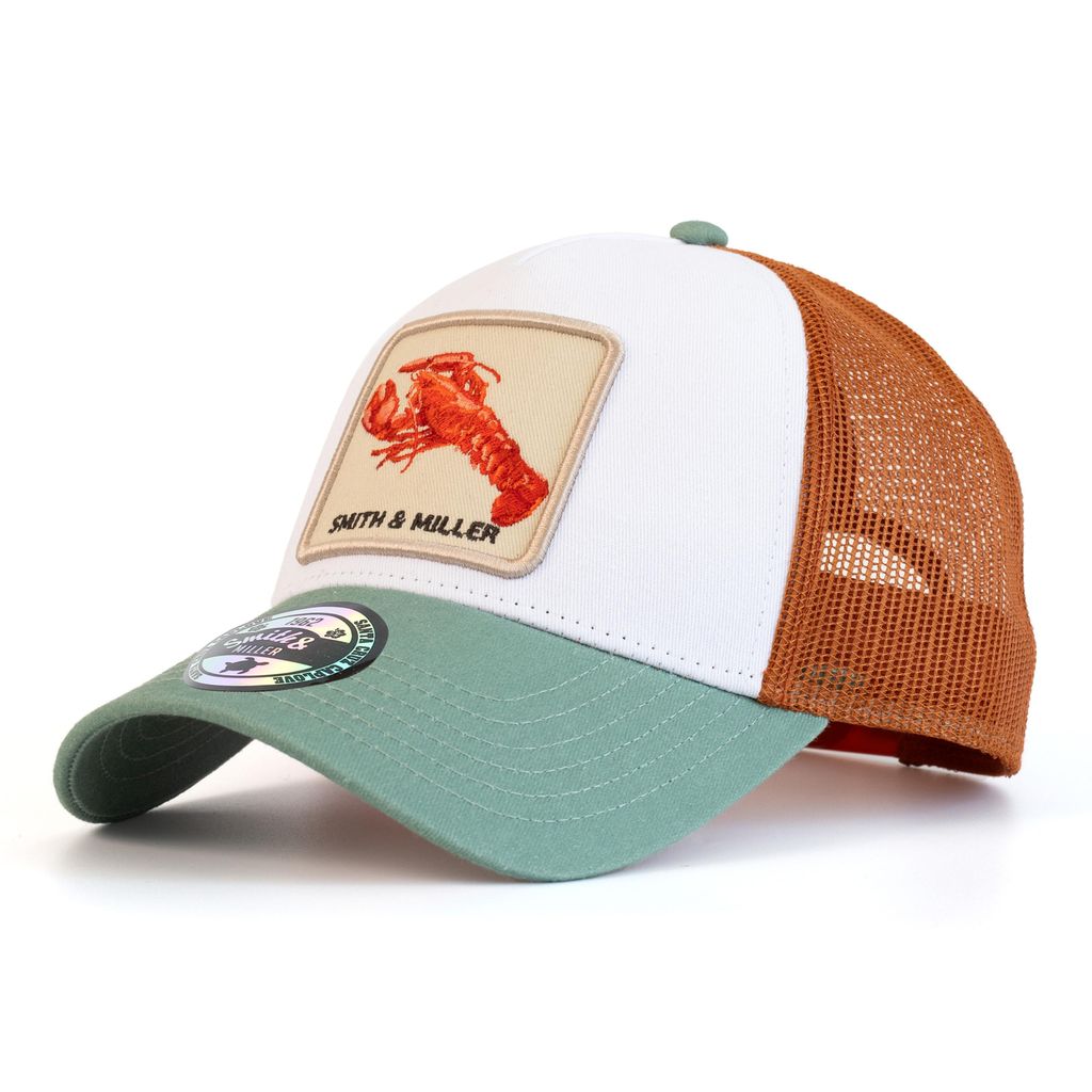 SMITH & MILLER Smith & Miller Miramar Cap WEISS/STAUBGRÜN/BRONZE OMARO TRUC WEISS/STAUBGRÜN/BRONZE -