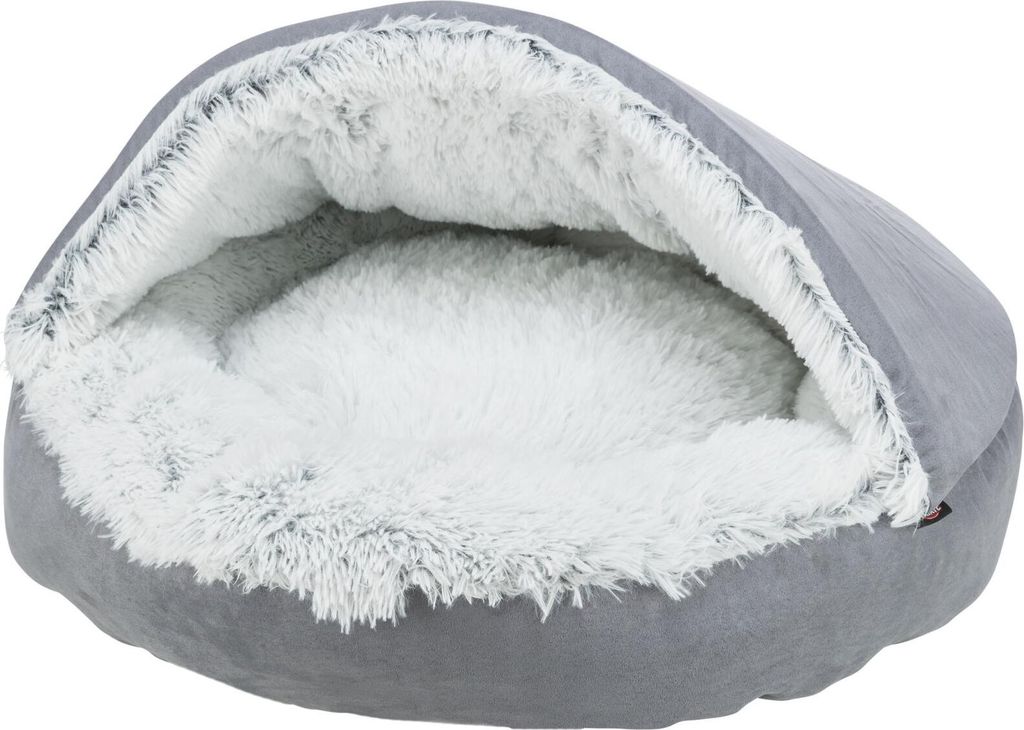 TRIXIE Höhlenbett Harvey - grau/weiß-schwarz - ø 70 cm Produktbild 