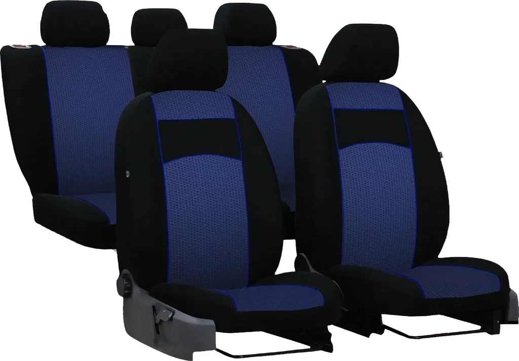 Coprisedili auto Coprisedili universali per BMW Serie 5 E34 auto passeggeri Set di 3 blu - 10