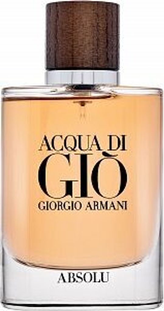 A product shot of a bottle of Giorgio Armani Acqua di Gio Absolu Eau de Parfum.