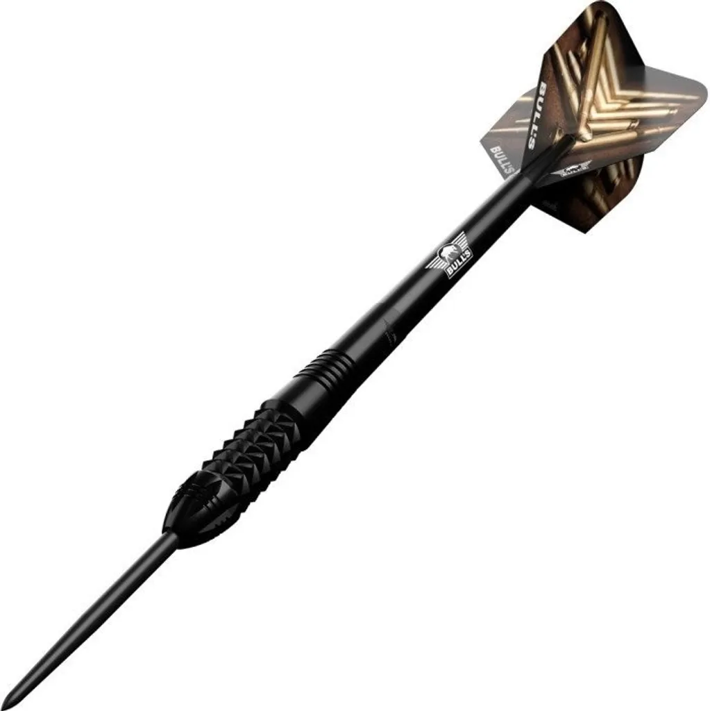 Bulls Caliber Black 90% Wolfram Steeldarts 22g : Fléchettes de Précision