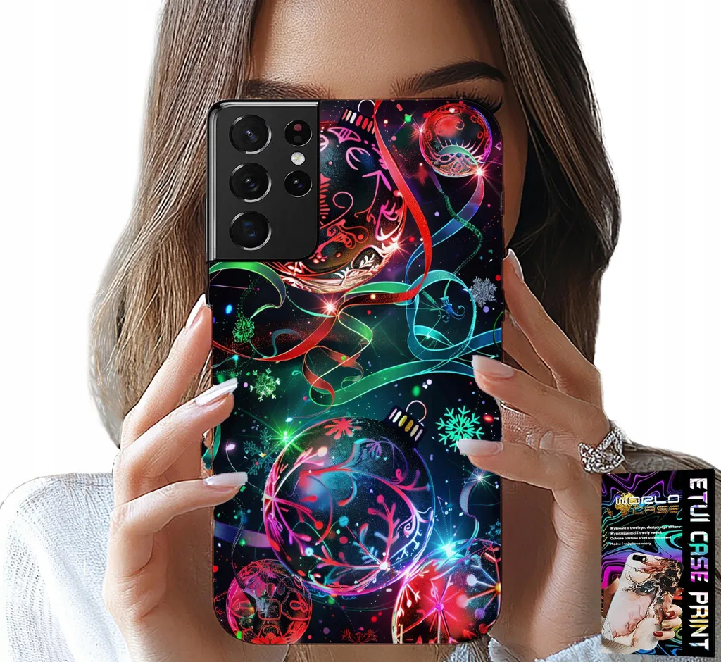 Cover Samsung S21 Ultra Natale - BOMBA DI NATALE Choina Case + File