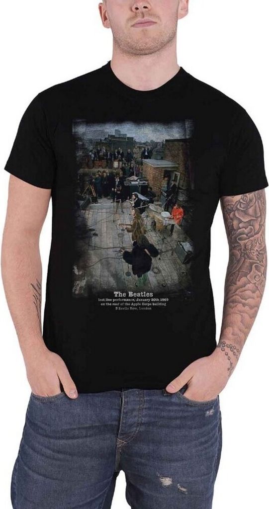 The Beatles - "3 Savile Row" T-Shirt für Herren/Damen Uni RO2170 (L) (Schwarz)