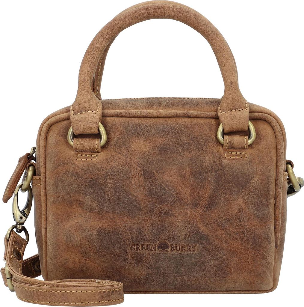 Greenburry Vintage Mini Bag Handtasche Leder 18 cm