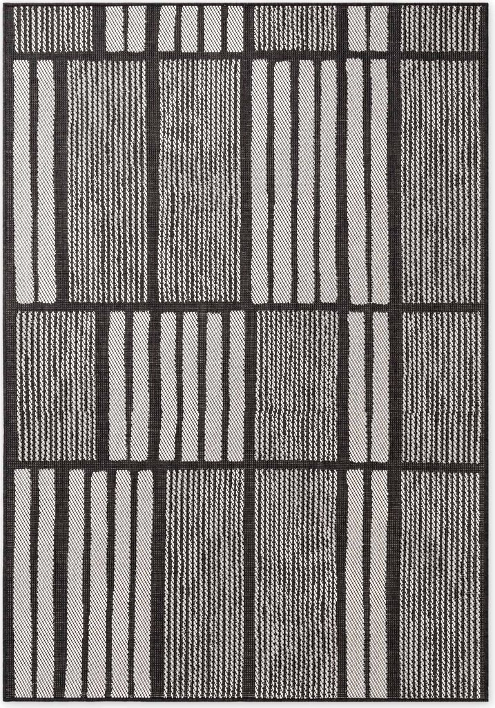 Ted Baker Haringey Flachgewebe Teppich Allington Schwarz Weiß