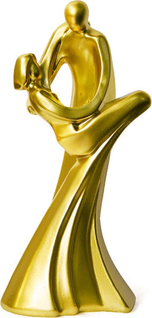 Tanzendes Paar, Statue, Harz, abstraktes Paar-Ornament, Desktop-Skulptur, umarmendes Paar, für Schlafzimmer, Wohnzimmer, Nachbildung, Hochzeitsges...