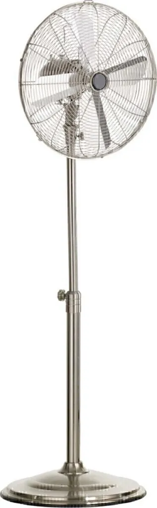 Ventilateur sur pied CasaFan Satin Metal Breeze oscillant et ajustable