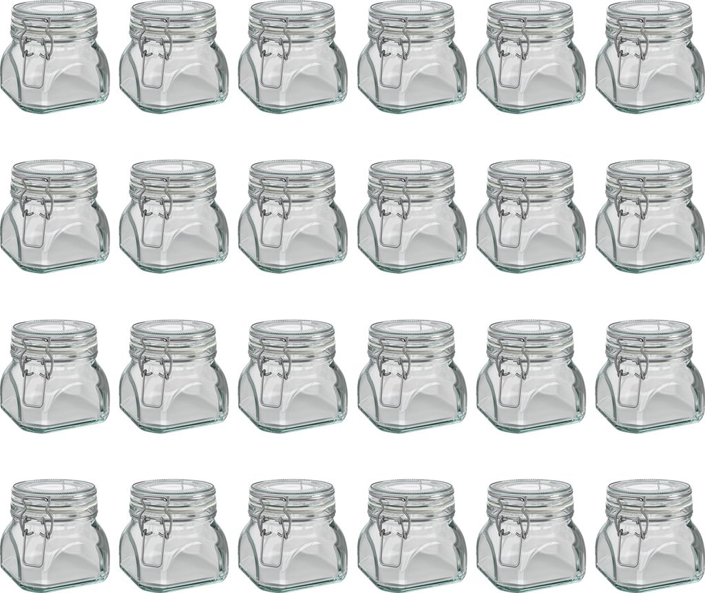 Wellgro Einmachglas mit Bügelverschluss - 550 ml Produktbild 