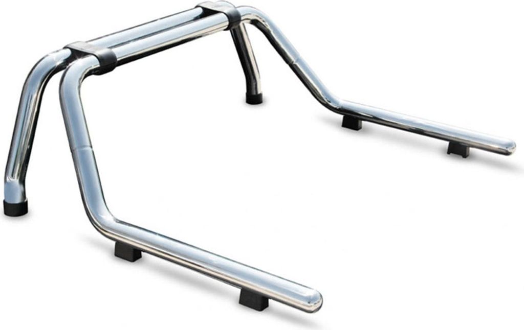 Überrollbügel Rollbar für Ford Ranger 2006-2011 Gefärbten Stahl Ø76 Silber
